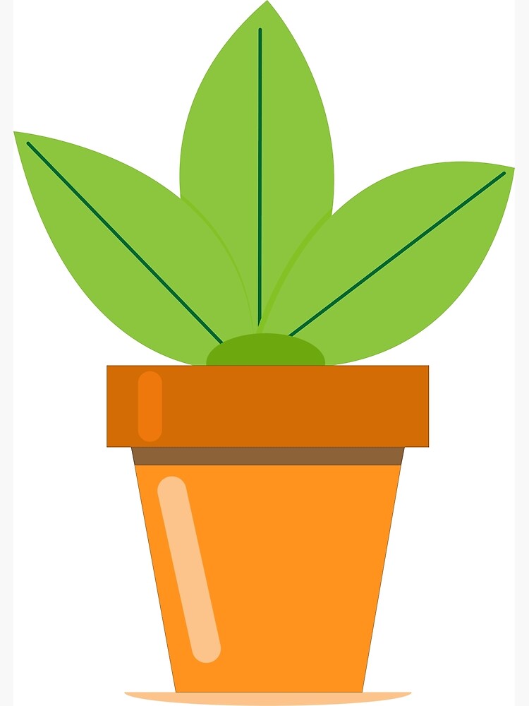 plant-in-a-small-pot-save-soil-poster-by-mutaz-cpod-redbubble