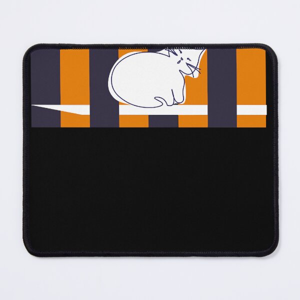 Item preview, cat on the fence abstract art designed and sold by Creativedfg.