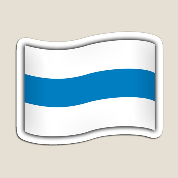 White Blue White Free Russia Flag