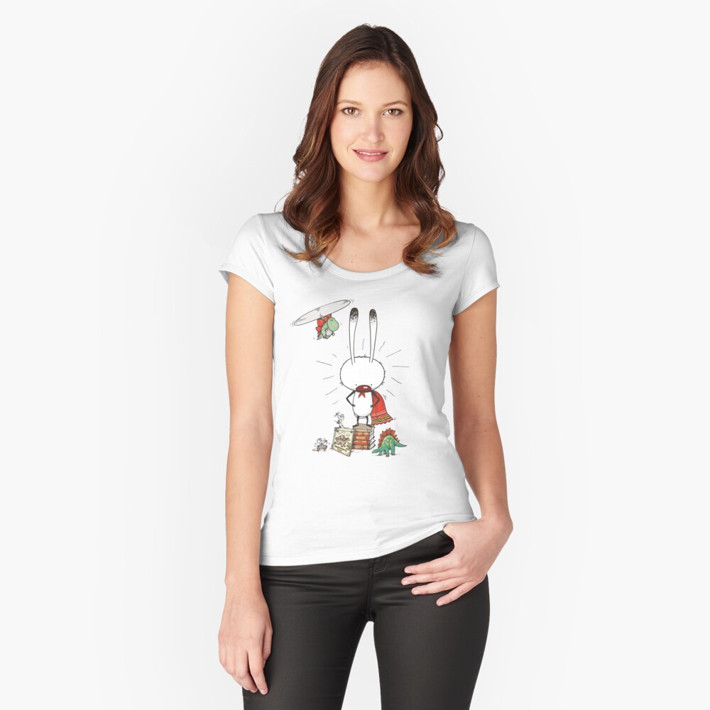 Item preview, Fitted Scoop T-Shirt designed and sold by ickypen.