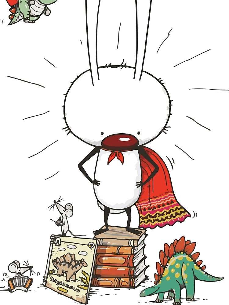 Thumbnail 5 of 5, Graphic T-Shirt, Mr. Rabbit - IckyPen designed and sold by ickypen.