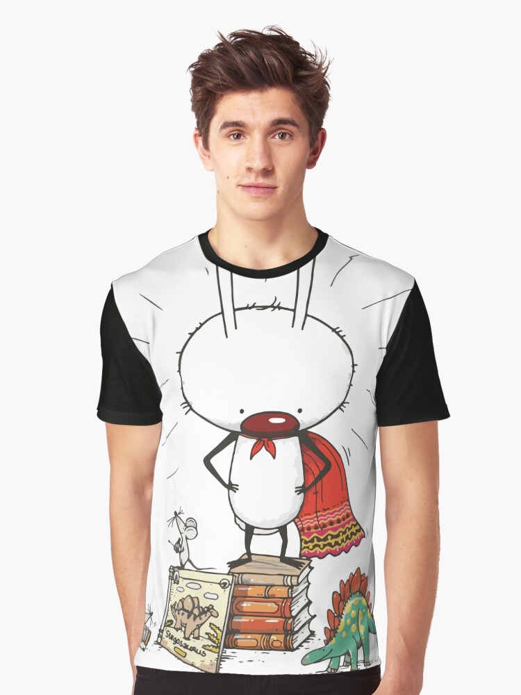 Thumbnail 1 of 5, Graphic T-Shirt, Mr. Rabbit - IckyPen designed and sold by ickypen.