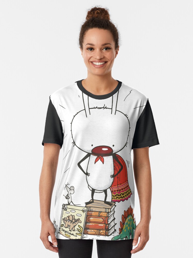 Thumbnail 2 of 5, Graphic T-Shirt, Mr. Rabbit - IckyPen designed and sold by ickypen.