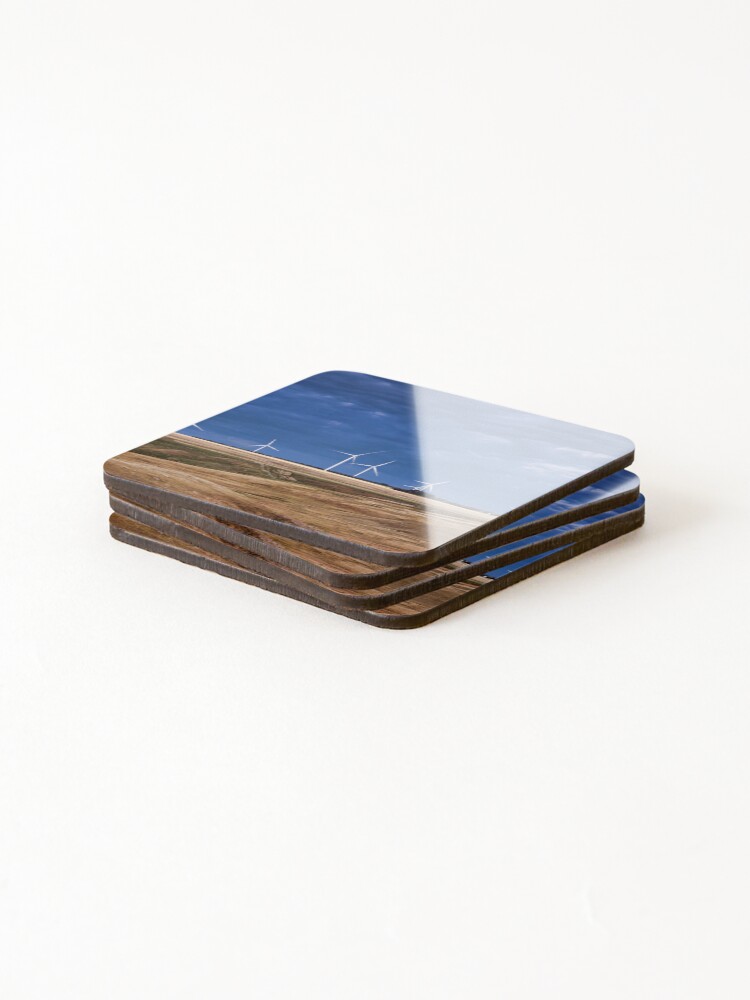 Thumbnail 4 of 5, Coasters (Set of 4), Wind Energy designed and sold by PrairieShutterbug.