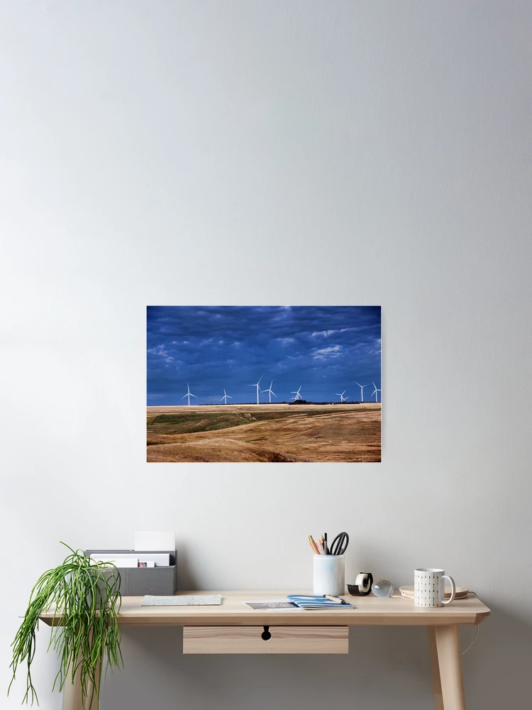Thumbnail 2 of 3, Poster, Wind Energy designed and sold by Angela E.L. Clements.