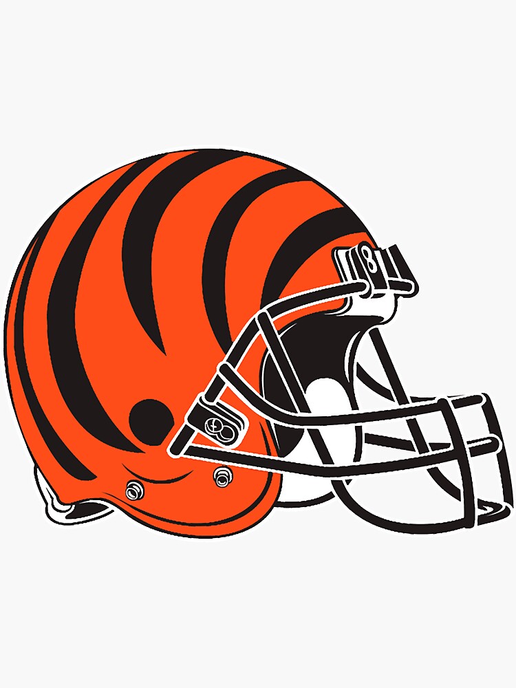 Cincinnati Bengals Helmet Sticker for Sale by Creativedfg