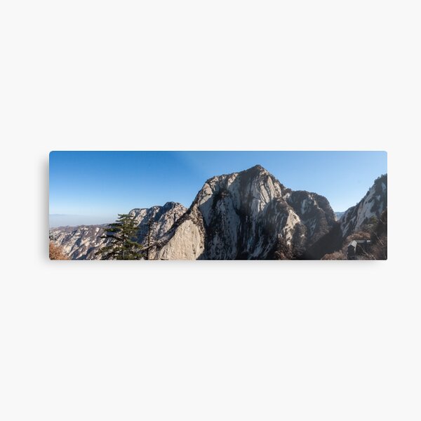 Mount Huashan Metal Print