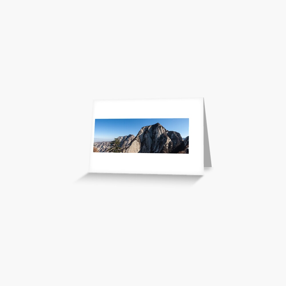 Mount Huashan Greeting Card