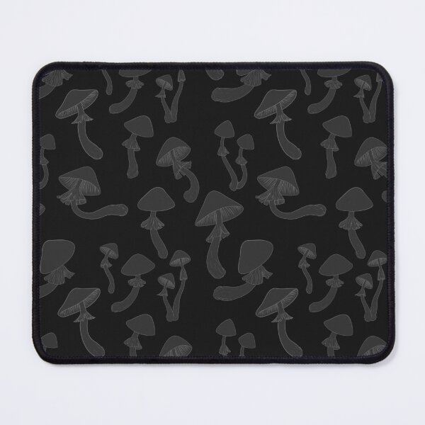 Item preview, Patrón de hongo repetido gris y negro designed and sold by arccitius.