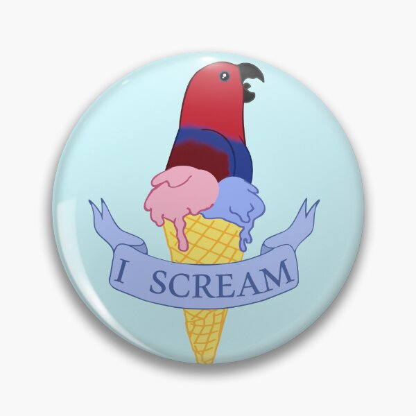 Item preview, I scream Ice cream Female Eclectus  designed and sold by FandomizedRose.
