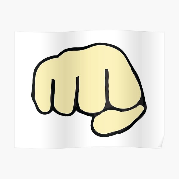 Fist Bump Posters Redbubble