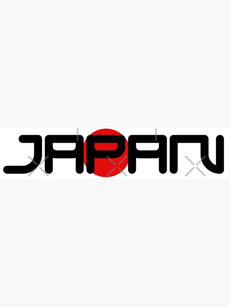 Japan Flag Sticker For Sale By Yourtshirtstore Redbubble