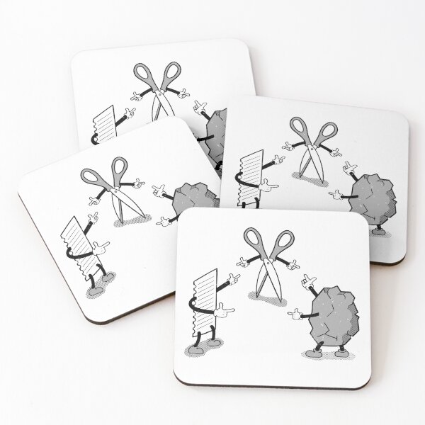 Item preview, Classic Duel • Funny Rock Paper Scissors Office Mexican Standoff Meme designed and sold by KleverOlivier.