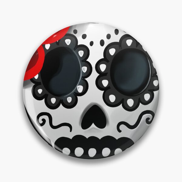 Item preview, Skull Mexican - Sugar Skull  designed and sold by Ketrinartistka.