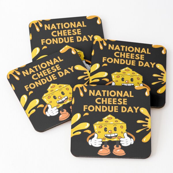 Item preview, National Cheese Fondue Day - Funny Cheese design designed and sold by trendyshopy.