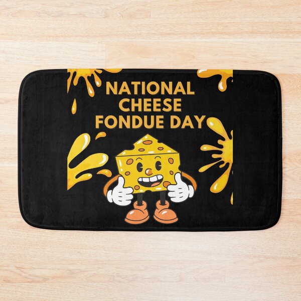 Item preview, National Cheese Fondue Day - Funny Cheese design designed and sold by trendyshopy.