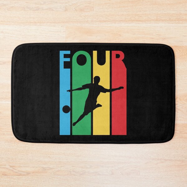 Item preview, 4th Birthday Gift Four Colorful Soccer Birthday 4 Year Old Sticker designed and sold by samirdari7.