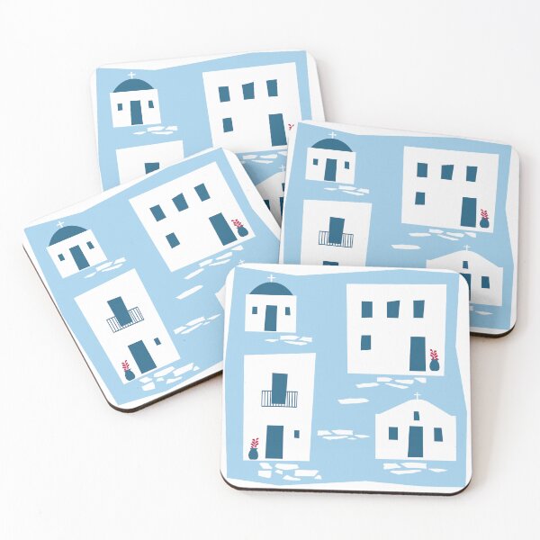 Item preview, Cycladic village designed and sold by LilianGrfld.