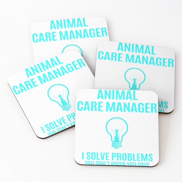 Item preview, Animal Care Manager - I Solve Problems Job Gift designed and sold by melissaval2.