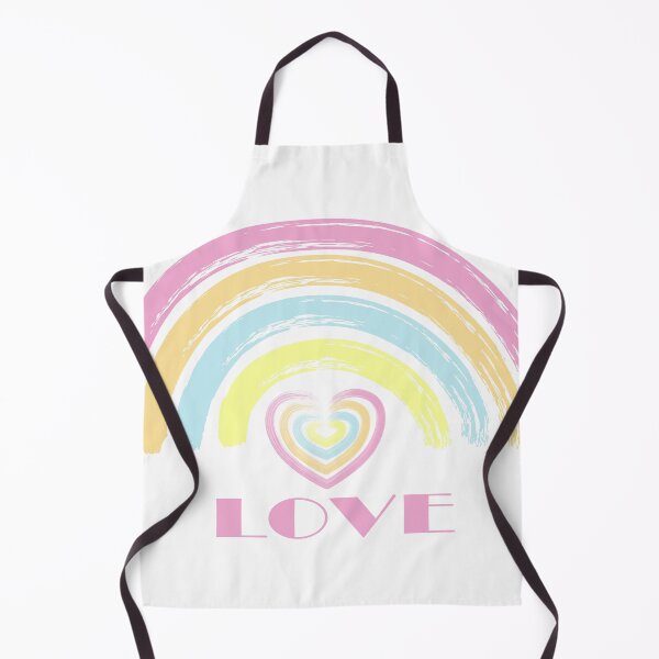 Item preview, Rainbow Love Pastel Rainbow With Heart And Love designed and sold by CasaDiLavanda.