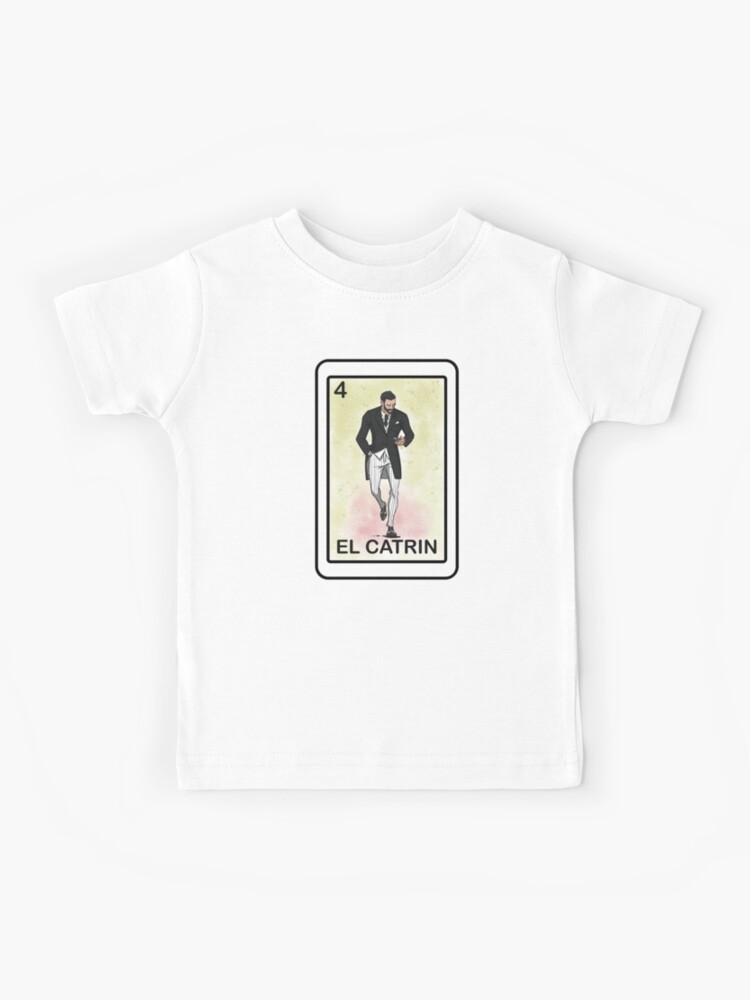 T-Shirt El Catrin Mexican Lottery Card T-Shirt El Catrin Mexican Lottery Card
