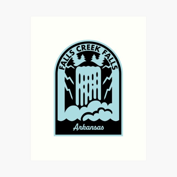 Item preview, Falls Creek Falls Arkansas designed and sold by HalpinDesign.