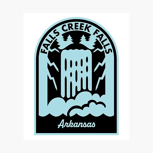 Item preview, Falls Creek Falls Arkansas designed and sold by HalpinDesign.