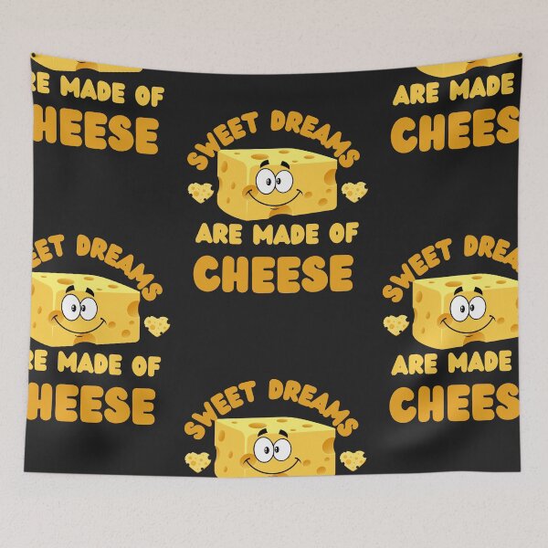 Item preview, Sweet Dreams are made of cheese kawaii - A funny gift for cheese lovers designed and sold by Best-Designers.
