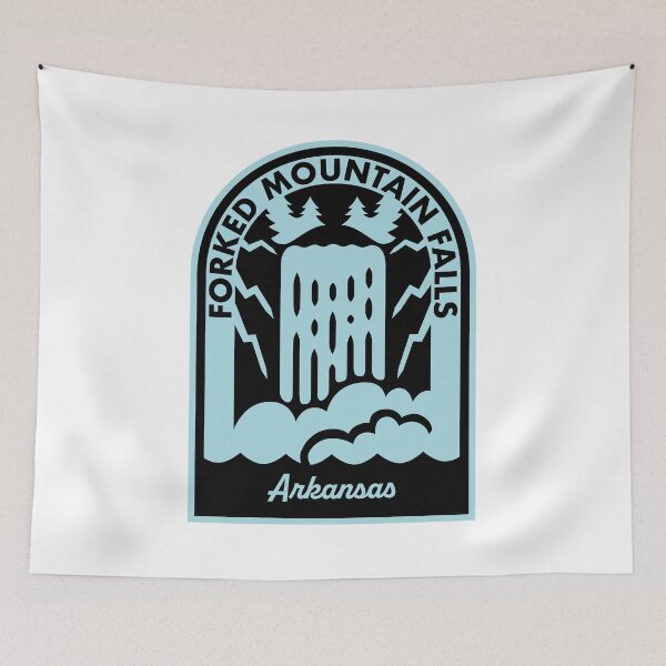 Item preview, Forked Mountain Falls Arkansas designed and sold by HalpinDesign.