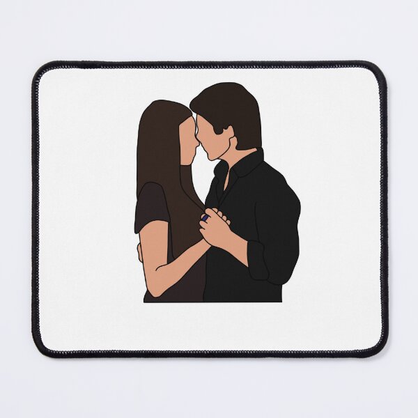 Item preview, Damon and Elena  designed and sold by Stickersbytrin  :).