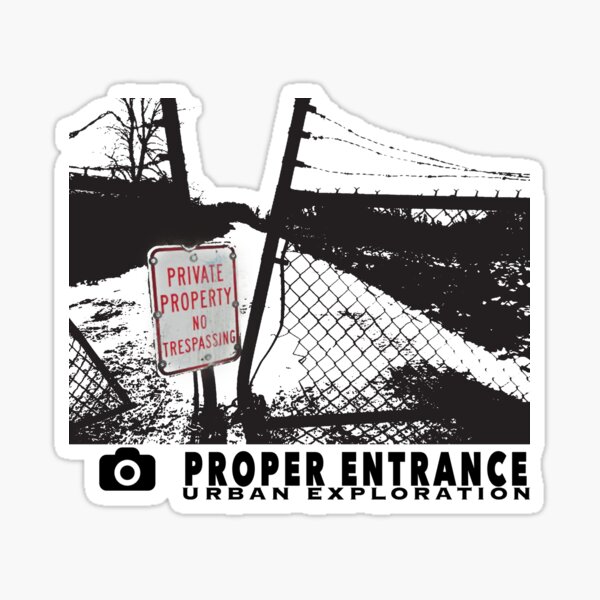 Item preview, URBEX ENTER HERE designed and sold by Peter Gnas.