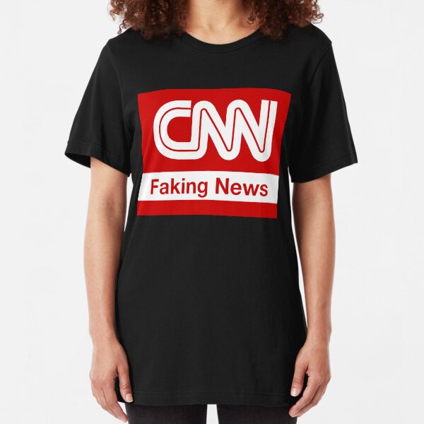 CNN Faking News Slim Fit T-Shirt
