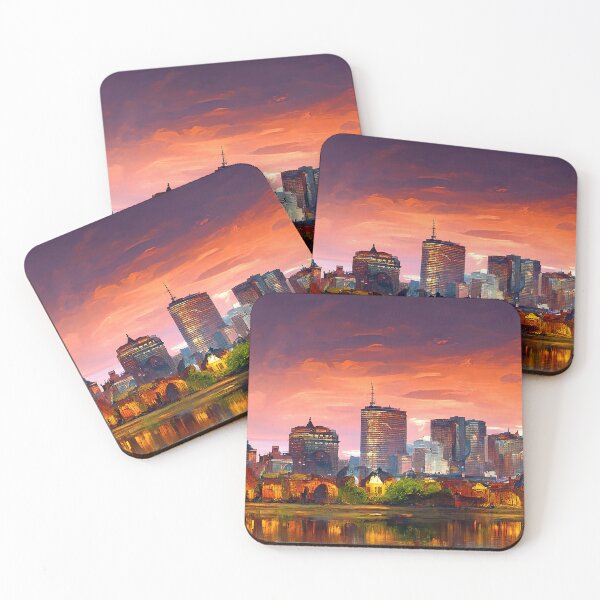 Item preview, Boston Skyline designed and sold by AM FineArtPrints.
