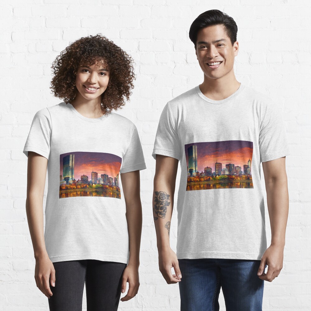 Introducing our New Boston Skyline T-Shirts for Sale