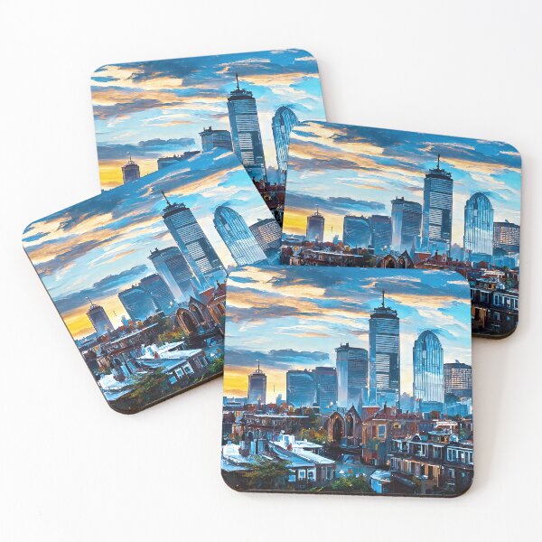 Item preview, Boston Skyline designed and sold by AM FineArtPrints.