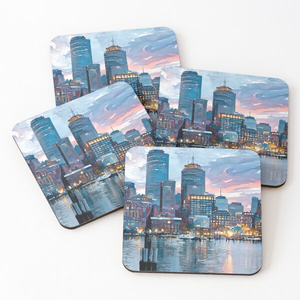 Item preview, Boston Skyline designed and sold by AM FineArtPrints.