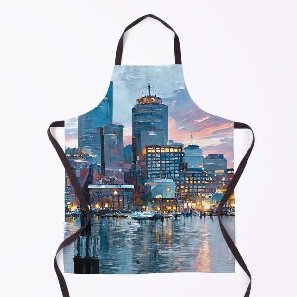 Item preview, Boston Skyline designed and sold by AM FineArtPrints.