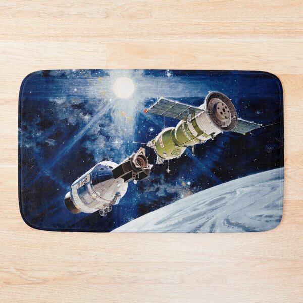 Item preview, Apollo-Soyuz docking - 1974 Concept Art designed and sold by arthook.
