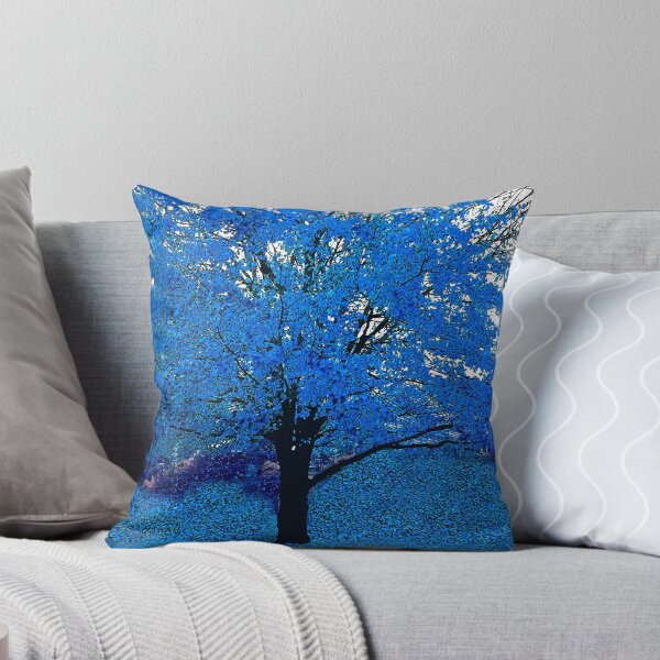 Item preview, Blue Tree Abstract designed and sold by Overthetopsm.