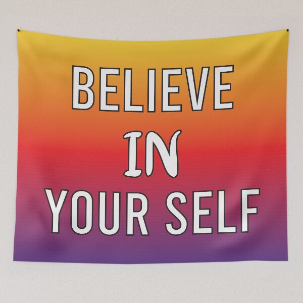 Item preview, BELIEVE IN YOUR SELF T-SHIRT designed and sold by Amsafjol.