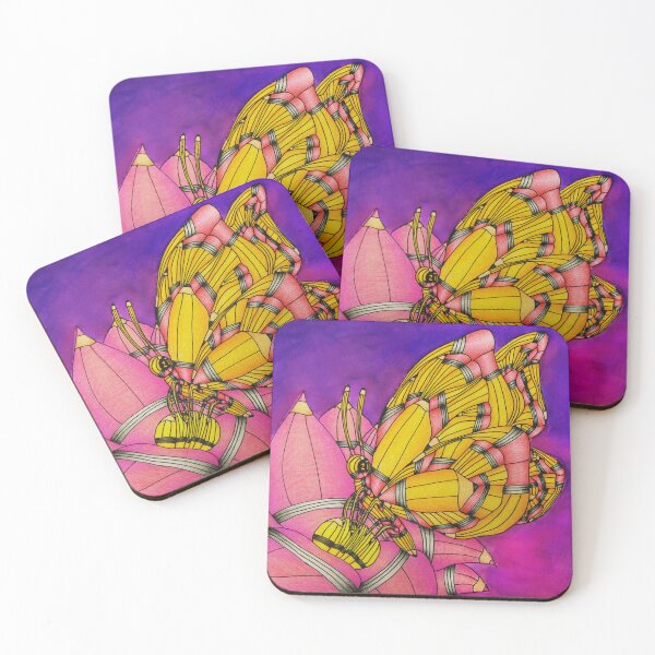 Item preview, Pencil Butterfly on a Flower designed and sold by Creative-Voyage.