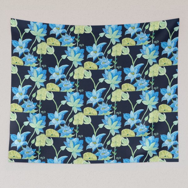 Item preview, Blue Flowers designed and sold by Maureen Zaharie.