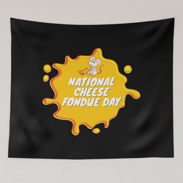 Item preview,  National Cheese Fondue Day - Funny Cheese design designed and sold by trendyshopy.