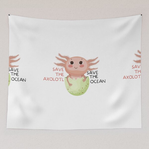 Item preview, Save The Axolotl Save The Ocean egg designed and sold by EsraaBaniOdeh.