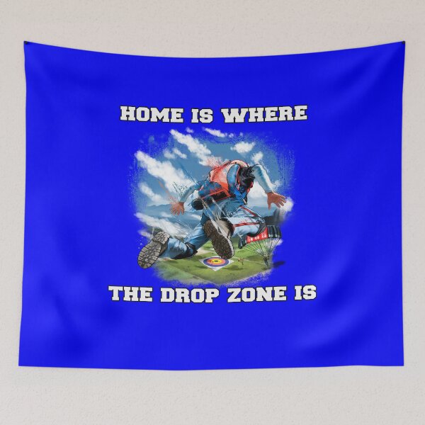 Item preview, Funny Skydiving Skydiver Home Is Where The Drop Zone Is designed and sold by fantasticdesign.