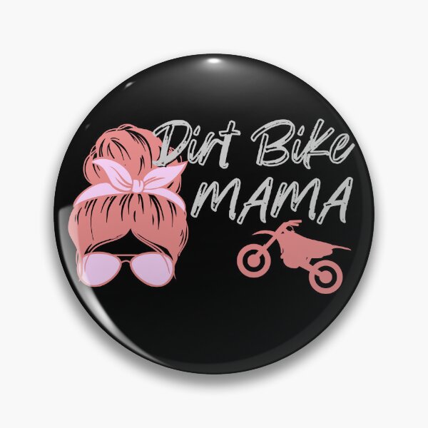 Artikelvorschau, Messy Bun Dirt Bike Mama entworfen und verkauft von Rally-Girl.