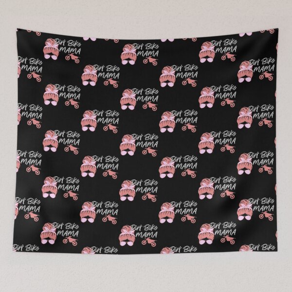 Item preview, Messy Bun Dirt Bike Mama  designed and sold by Rally-Girl.