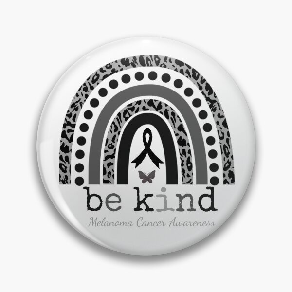 Item preview, Melanoma Cancer Awareness Be Kind Leopard Black Ribbon designed and sold by cssdru.