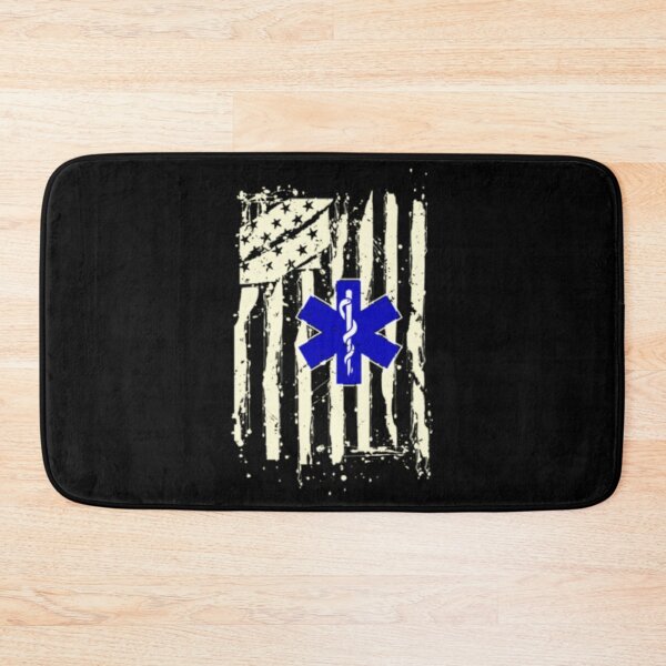 Item preview, EMT American Flag Paramedic Ambulance Gift designed and sold by TooFlyDesign.
