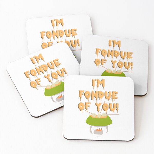 Item preview, I Am Fondue Of You Cheese Slogan designed and sold by mytshirtfort.